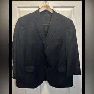 Joseph & Feiss Gold 100% Wool Men’s Black Blazer Size 48 Short Classic Luxury